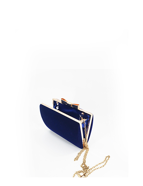 Blue Clutch Handbag