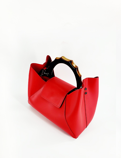 Women Handle Red Bag